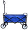 OTUEGFGFD Gartenwagen, zusammenklappbar, für Garten, Strand, Einkaufen, Camping, mit Ablagekorb, Gartenwagen, Karren, Rot, Blau, Outdoor-Wagen