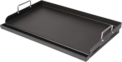 Denmay Piastra universale Plancha, 63,5 x 40,6 cm, per barbecue a gas, barbecue a carbonella, griglia elettrica e altro, rivestimento antiaderente per Weber, grande rettangolare universale