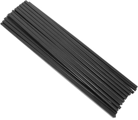 10 Paar Rutschfeste Schwarz, Essstäbchen Einer Legierung
