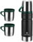 Thermo Flask With Cup 680ml/23oz Vacuum Insulated for Hot and Cold Drinks, Coffee Stainless Steel Bottle for Adult, Gym, Outdoor (Black, Set)