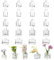Glasseam Kleine Vase Glas für Hochzeit: 20 Stück Glasvase Klar Lovely Blumenvase Modern für Party Home Küche Office Regal Tisch Deko