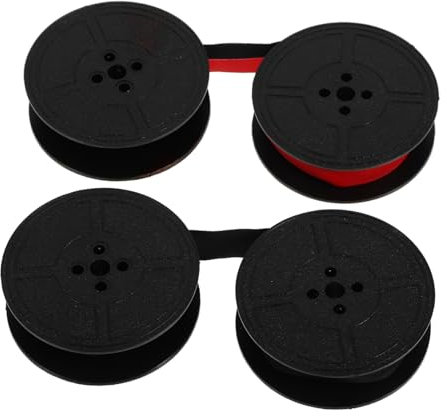 Generisch 2St Farbbandtinte für Schreibmaschinen Schwarze Tätowierfarbe Star-Druckerband Mini-Schrubbbürste Druckerbänder Du lochst Stechuhrkarten Pos-Band Toast Ti-Rechner EL Amano Nylon