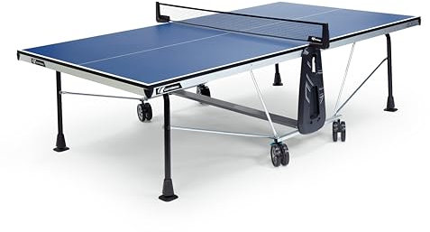 Cornilleau - 400 Indoor – Tavolo da Ping-Pong pieghevole per interni, qualità Club, sicurezza rinforzata, montaggio semplice, rete regolabile inclusa – 274 x 152,5 x 76 cm