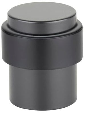 SOTECH 3 x SOTECH Bodentürstopper THOR Höhe 40 mm echt Edelstahl massiv schwarz pulverbeschichtet Türstopper für Bodenmontage
