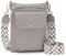 Atgbiem Pochette Telephone Portable Petit Sac Bandoulière Femme Gris Sacoche Sac a Main Femme Banane