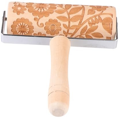 TOPBATHY Rouleau À Pâtisserie De Noël Fondant pour Gâteau Stauffers Biscuits Rouleau Décoration De Noël Craquelins De Noël Biscuits Biscuits De Noël Outil De Cuisson Rouleau À Pâtisserie