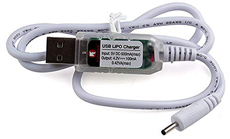 USB Charger Cable for Team Associated MT28, RC28 & SC28 RC Cars