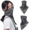 HYSENM Schlauchschal herren Halstuch Damen Schlauchschal Halstuch herren Schlauchschal damen Motorrad halstuch Skimaske Zubehör Halstuch motorrad herren, Dreieck-Grau