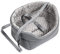 Hunde Autositz Universal Waschbar Abriebfest, Autositz Hund für Vordersitz, Beifahrersitz, Rückbank, Hundebett Hundetasche, M: 51 cm x 40 cm, Grau - Kunstleder und Plüsch Stoff