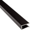 tktrading24 G03 LED Glaskantenprofil Kühlprofil Schwarz 2m