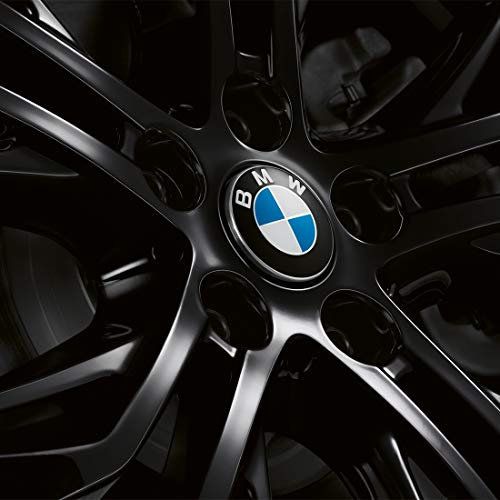 BMW 36122455268 Floating Center Caps kompatibel mit Allen Original Alufelgen mit 5x112 Bolzen Muster 56mm Rundel (Set of 4)