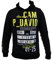 Camp David Herren Hoodie mit Struktur und Logo Artwork Black L