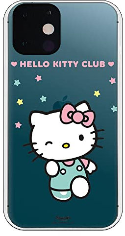 Personalaizer Originelle Schutzhülle, kompatibel mit iPhone 13, Hello Kitty Club, Sternchen