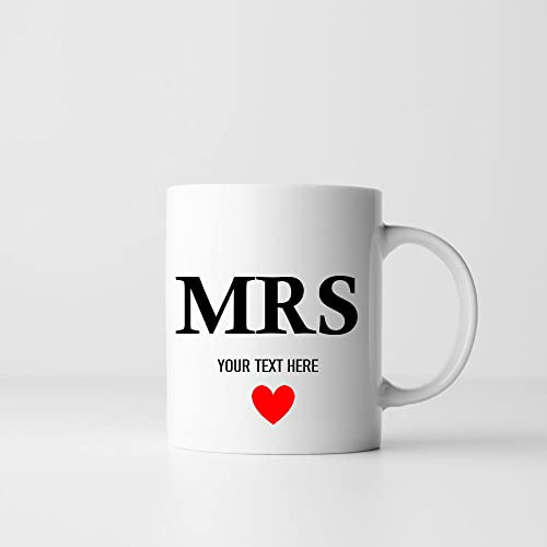 Ditzy Doll Personalised Mug - 11oz Funny Birthday Gift Custom Text Novelty Christmas Coffee Tea Joke Idea (Mrs)