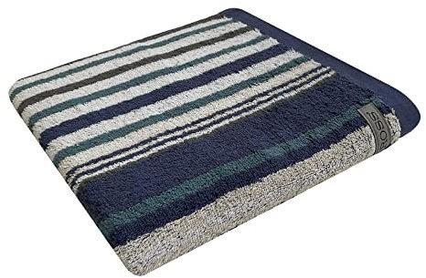 Ross Handtücher Sinfonie Multicolor Streifen 4019 Denim, Wellnesstuch 80x200 cm