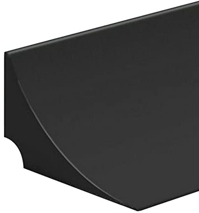 maxant Silicone Shower Threshold Water Barrier, Self Adhesive Floor Barrier Seal Strip, Tray Sealing Bath Edging Trim for Bathroom Kitchen Sink (Black 787inch/20m)