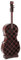 Stagecaptain Stradivino Grande Weinregal für 25 Flaschen - Weinständer aus Holz in Vintage-Optik - Handgemachtes Cello Flaschenregal - Flaschenständer in Höhe 182 cm - Retro Weinflaschenhalter