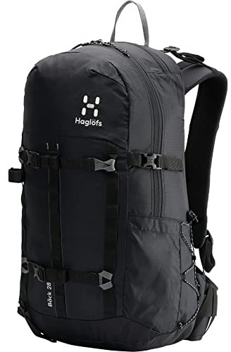 Haglöfs Bäck 28 Schwarz - Leichter Schlichter Wanderrucksack, 28l, Größe 28l - Farbe True Black