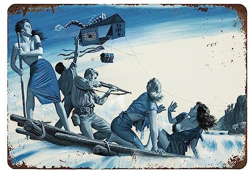 Soldaten und Mädchen Vintage Metallschild Meer Segeln Sexy Lady Militär Thema Poster Home Bar Dekor Rustikale Blechschilder für Garage Zuhause Outdoor Indoor Wandpaneel Dekor 14 x 20 cm