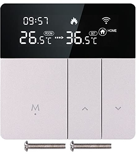 Smart Thermostat, Wifi Thermostats for Home with Phone App Honeywell LCD Screen Thermostat Nest Thermostat Voice-Controlled Temperature Controller(GA water heating)