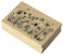Artoz Stempel – Holzstempel – „Blumenwiese“ – 70 x 50 mm – Motivstempel zum Kartenbasteln für Einladungen, Geburtstag, Grüße