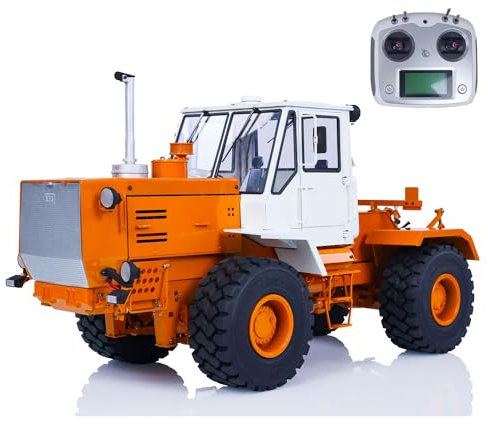wheelfun 1/12 Metal RC Hydraulic Tractor for T150K Remote Control Agricultural Tractors Cars RC Hydraulic Heavy Machine, TH22919-AMZUS2-S