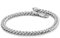 Dankadi Bracelet Cubain Fin Large 3MM 4MM en 925 Argent Sterling, Gourmette Souple Chaîne Cubaine Maille Fine Rock Punk Hip Pop Miami Cadeau Bijoux Fête Anniversaire pour Homme Femme (8.5, 4MM)