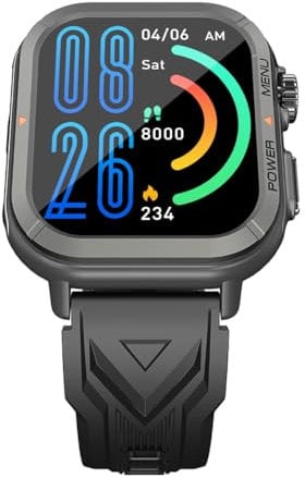 Blackview W30 (Montre Connectée - 1.91'' - Microphone intégré) Noir