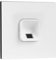 EKEY 204710 sLine Fingerprintset (Fingerprint Weiß, Gira 106 Sprechanlagenmodul Verkehrsweiß, Controller), Biometrische Zutrittslösung für Sprechanlage Gira, 0,4 W, 12-24 V, Weißer Fingerprint