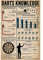 Darts Knowledge Vintage Dart Home Decor Knowledge Wall Art Dart Lovers Art metal signScoring Schematic of Darts Knowledge Darts Wall Art metal tin sign 8x12 Inch