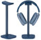 doenci Headset Holder, Headphone Stand for All Over Ear Bluetooth Headphones, Universal Headphone Holder with Weighted Base + Aluminium Tube, Gaming Headset Holder, Desk Accessories (Blue)