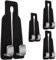 CANIPHA 4Pcs Car Seat Hooks for Headrest, Double Hook Purse Hook for Car Applies to Purse Hanger for Car Headrest Hook Car Purse Hook, Storage Headrest Hooks for Car Purse Holder for Car Tool(Black)
