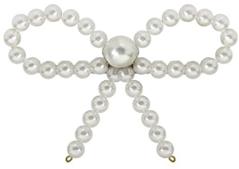 Haarspange mit koreanischer Schleife, Perlen, Haarschmuck, Herbst und Winter, seitlicher Pony, französische Kopfbedeckung, Haarschmuck