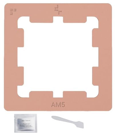 Almohadilla De Enfriamiento De CPU Antioxidante | Almohadilla De Pasta Térmica Para CPU - Pasta Metálica AM5 Thermal Guard Fácil De Instalar, Accesorios De CPU Versátiles Protector De CPU Para Computa