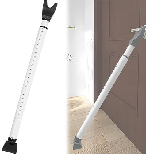 CXAFQ Poste De Puerta Superior Pesado, Door Stopper, Barra Bar, Tope Puerta Corredera, Estable y Confiable, Ajuste Telescópico, Antideslizante y Anticolisión, Adecuado Para Hoteles, Oficinas y Hogares
