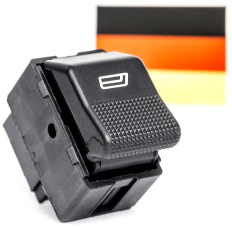 WoWMarkt 1x Fensterheber-Schalter Kit für VW Polo 6N2 [Bj.1999-2001] 6X0959855B Lupo 6X1 6E1 [Bj.1998-2005] Seat Cordoba 6K2 [Bj.1999-2002] Seat Ibiza III 6K1 [Bj.1999-2002] Elektrische Taste Knopf