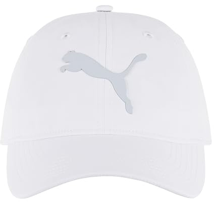 PUMA Casquette de Baseball réglable Gates pour Femme, Blanc/rosée givrée, Taille Unique