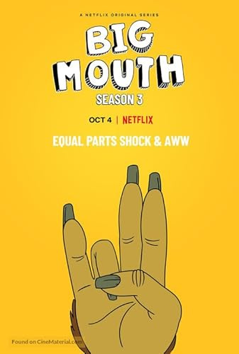 Big Mouth TV Series Poster Wall Art A4 Size Version 7