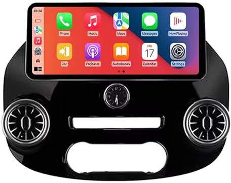 Android 14 Autoradio 2Din GPS Navi für Mercedes Benz Vito W447 116 2014-2022 12.3 Zoll Auto Bildschirm Radio mit Bluetooth 5.0 Carplay Android Auto WiFi 4G DSP SWC MIC+ AHD Rückfahrkamera(S-2(2G+32G))
