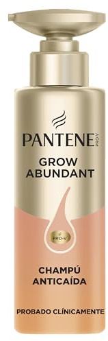 Pantene Grow Abundant Shampoo gegen Haarausfall, 290 ml, stärkeres, längeres und dichteres Haar in 8 Wochen, stärkt die Verankerung und verbessert die Ausdauer, mit 900 mg Pro-Vitamin- und
