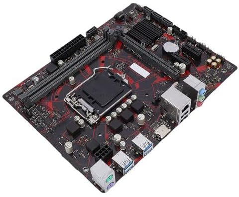 VBESTLIFE EX-B365M-V Motherboard, M-ATX LGA 1151 CPU-Sockel, 2xDDR4-Steckplätze, 4xSATA III-Anschlüsse, B365-Chipsatz, mit 8-Kanal-Soundchip und Gigabit-Ethernet