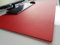 Schreibtischunterlage sanft lux Leder 70 x 50 Rot