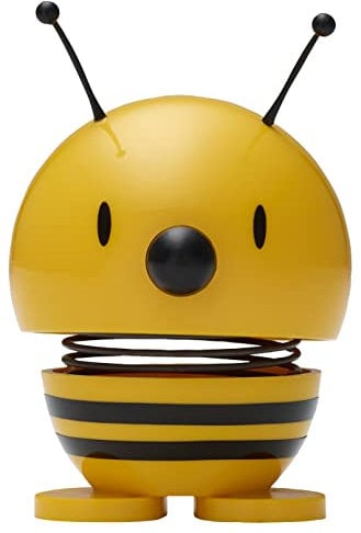 Hoptimist - Animals - Skandinavisches Design Deko Figuren (Small - Biene - Gelb)