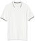 Amazon Essentials Men's Regular-Fit Cotton Pique Polo Shirt (Available in Big and Tall), White Twin Stripe, XXL