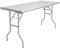Zelsius Edelstahl Klapptisch für den Garten | 152 x 61 x 78 cm | Klapptisch für Camping, Campingtisch, Gartentisch | Folding Table, Portable Table, Klapptische, Gartenklapptisch, Camping Tische
