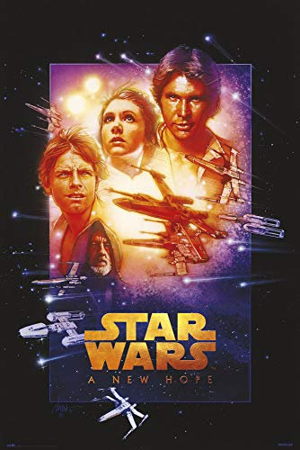 Grupo Erik Star Wars Deko - Star Wars A New Hope Special Edition Poster - Kunstdruck - Deko Schlafzimmer - Zimmer Deko - Größe : 61 x 91, 5 cm - Star Wars Geschenke - Offizielle Lizenz