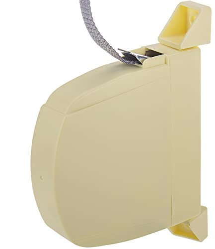 PrimeMatik - Recogedor abatible para persiana en Color Marfil