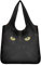 Pizding Wiederverwendbare Einkaufstaschen, Motiv: schwarze Katze, umweltfreundlich, faltbar, groß, für Kleidung, Spielzeug, Schuhe und Picknick