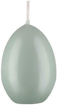 Kopschitz Kerzen Eierkerzen Seemoos Seafoam, 60 x 45 mm, 6 Stück