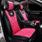 Carshaping Universal-Autositzbezug, komplett umgeben von atmungsaktiver Krone, weiches Leder, Vordersitzkissen (1 x rosa Vordersitz)